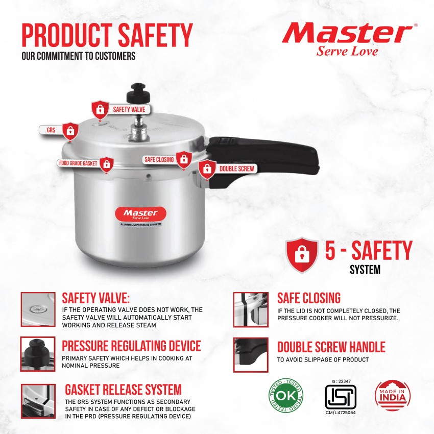 Master cooker best sale 3 litre price