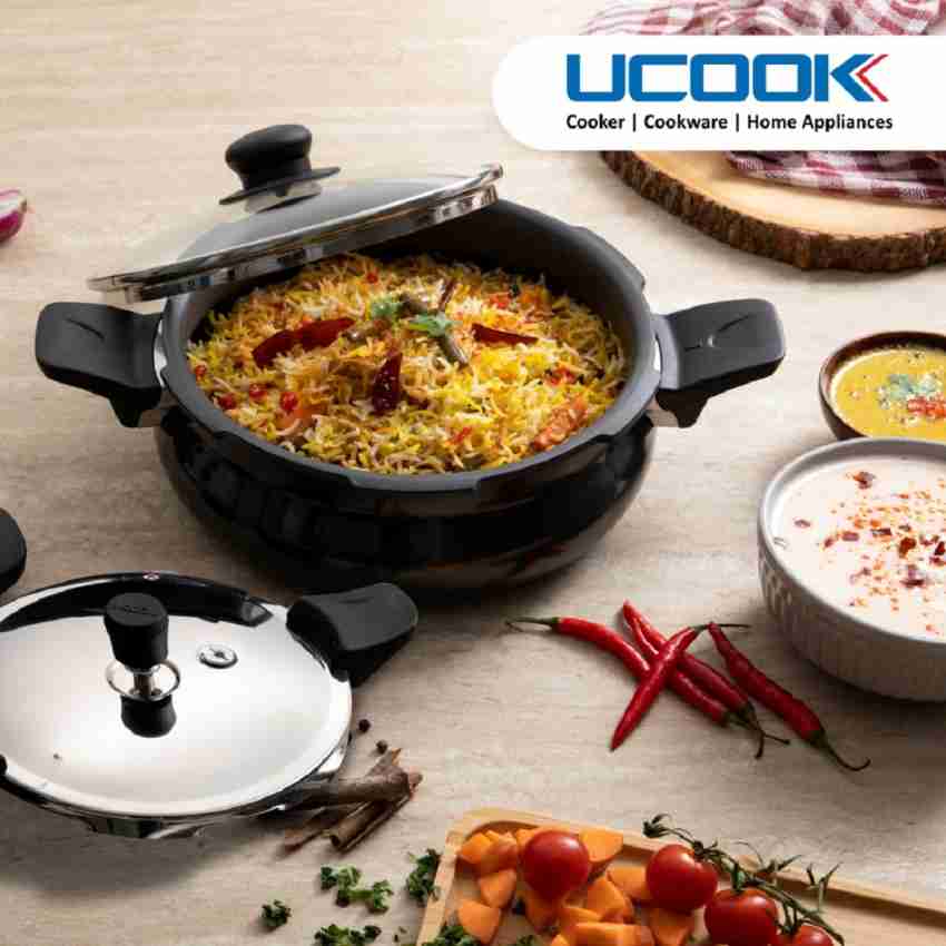 UCOOK By United Ekta Engg. HA Duo Lid 2 in 1 Multipurpose All in