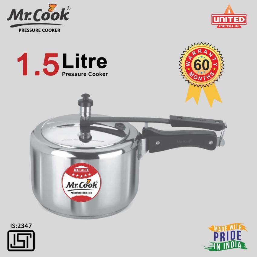 United pressure cooker 1.5 litre price sale