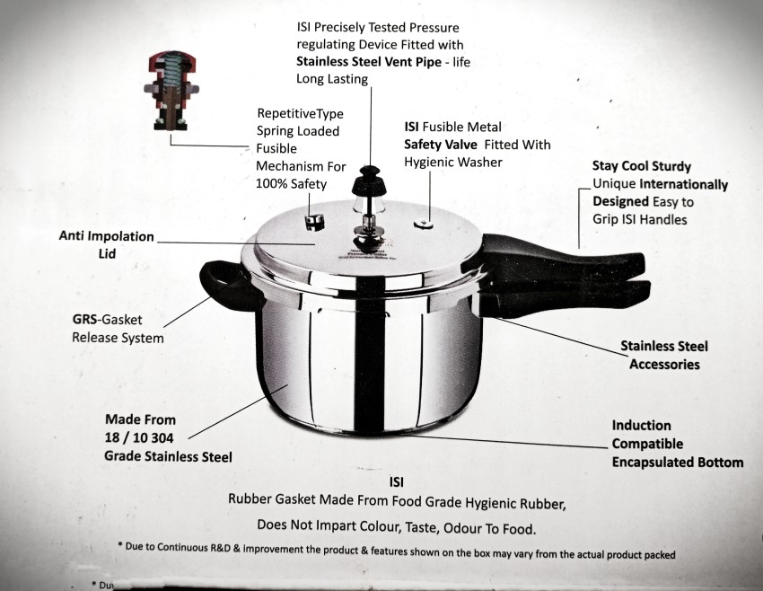 Pritam PCSSOL05 5 L Induction Bottom Pressure Cooker Price in