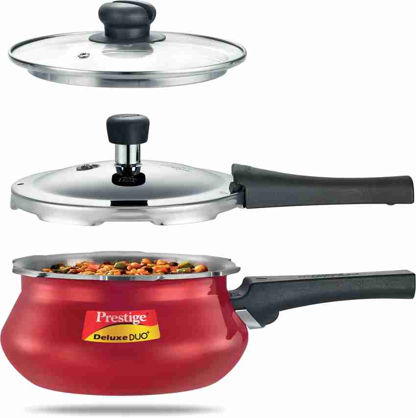 Prestige Deluxe Duo Plus 3.3 L Induction Bottom Pressure Cooker