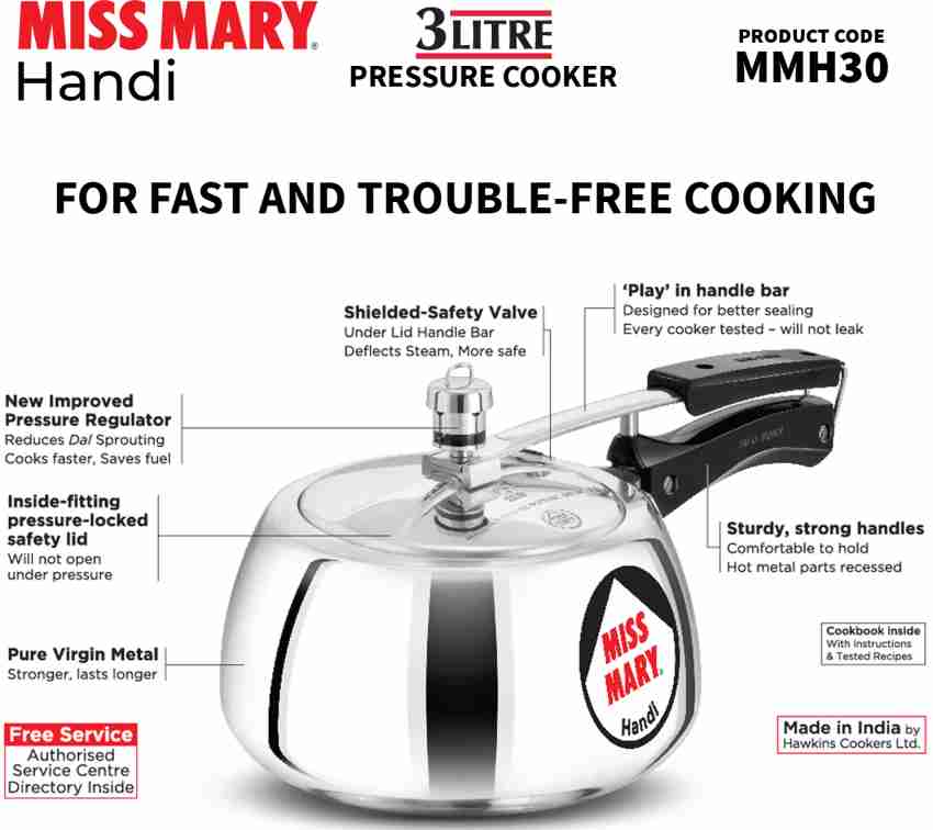 Miss mary cooker 3 litre sale