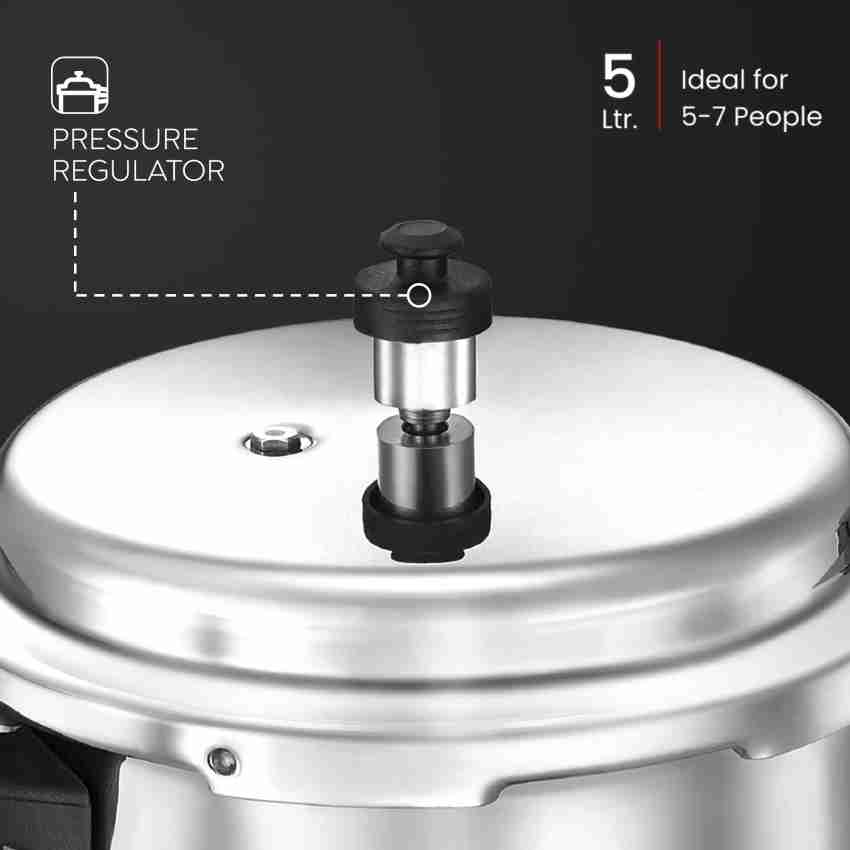 Pigeon calida deluxe 5l alum pressure cooker induction online base