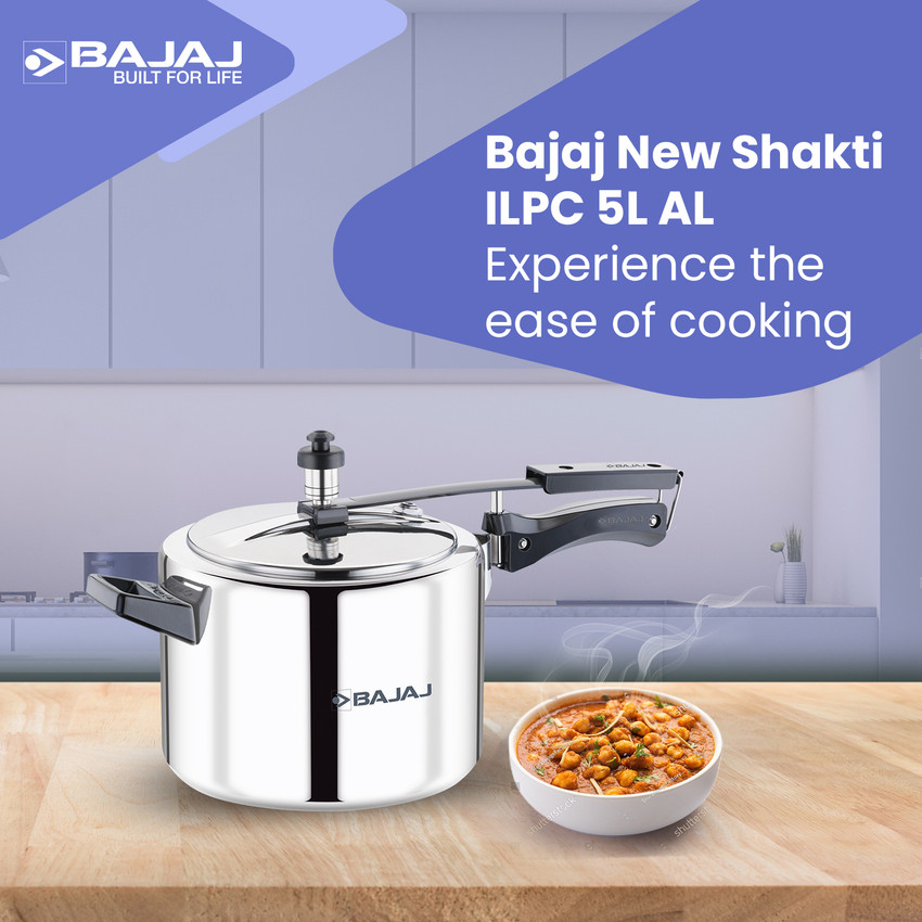 BAJAJ New Shakti 5 L Pressure Cooker Price in India Buy BAJAJ
