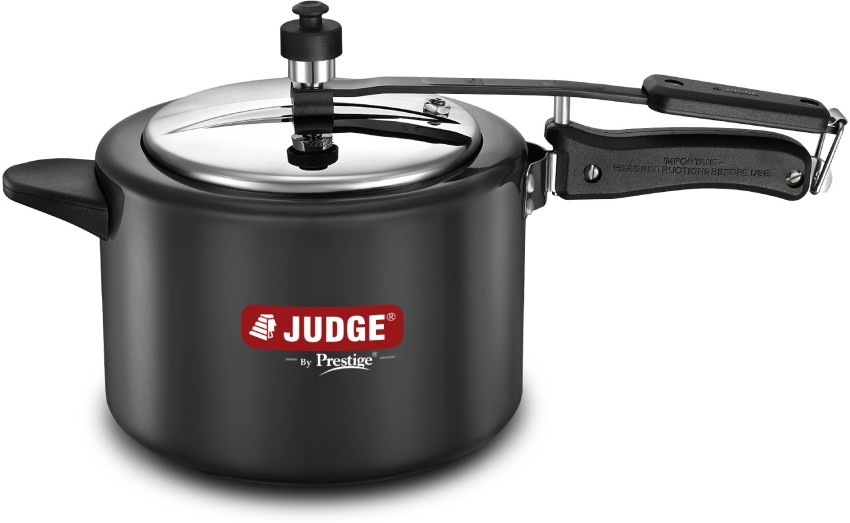 Judge by TTK Prestige Vista Induction Base Pressure Cooker Inner Lid 5 L Induction Bottom Pressure Cooker