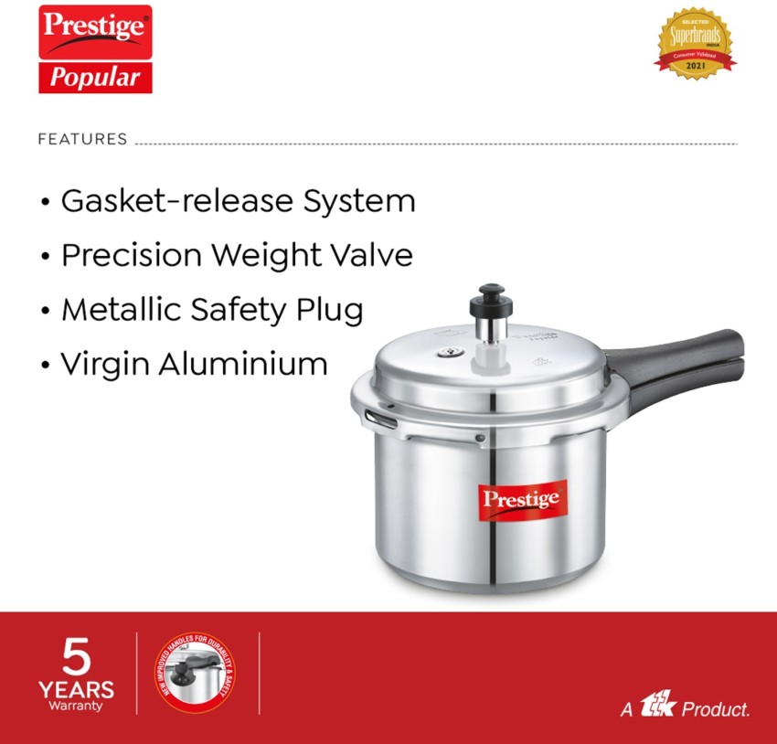 Prestige Popular 3 L 2 L Pressure Cooker Price in India Buy