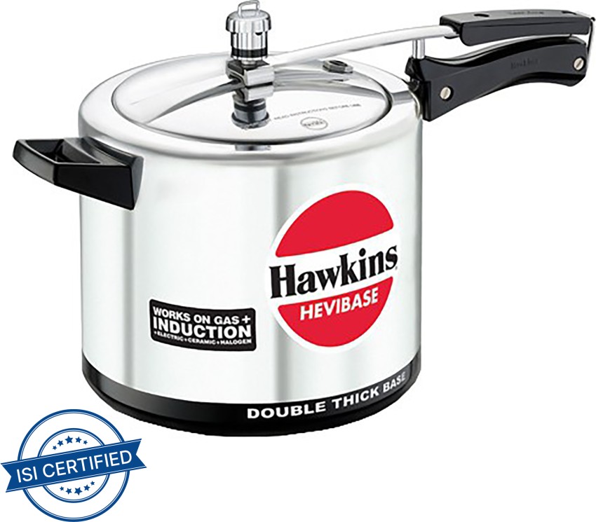 Hawkins Hevibase IH50 5 L Inner Lid Induction Bottom Pressure Cooker Price in India Buy Hawkins Hevibase IH50 5 L Inner Lid Induction Bottom Pressure Cooker online at Flipkart