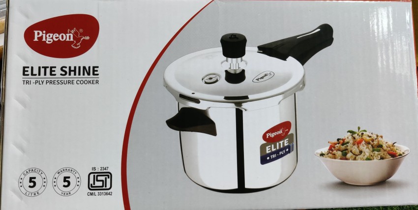 Pigeon 5 L Induction Bottom Pressure Cooker Price in India Buy