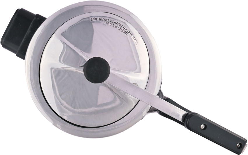 Pressure cooker top view outlet