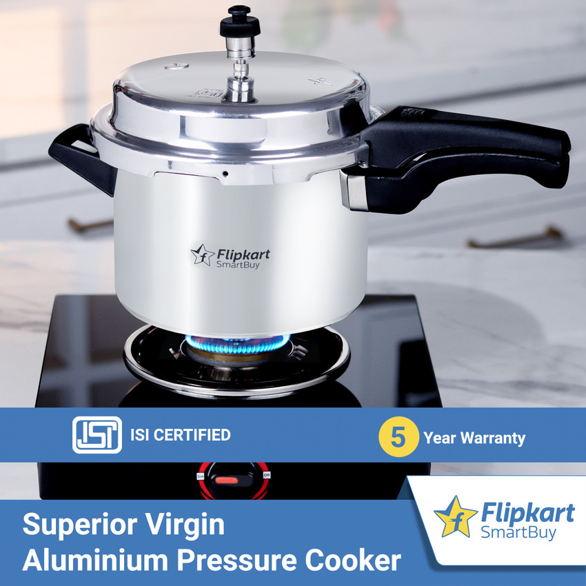 Flipkart SmartBuy Cookware Combo of 3 Idli Plates and Elite 5 L Outer Lid Induction Bottom Pressure Cooker Price in India Buy Flipkart SmartBuy Cookware Combo of 3 Idli Plates and