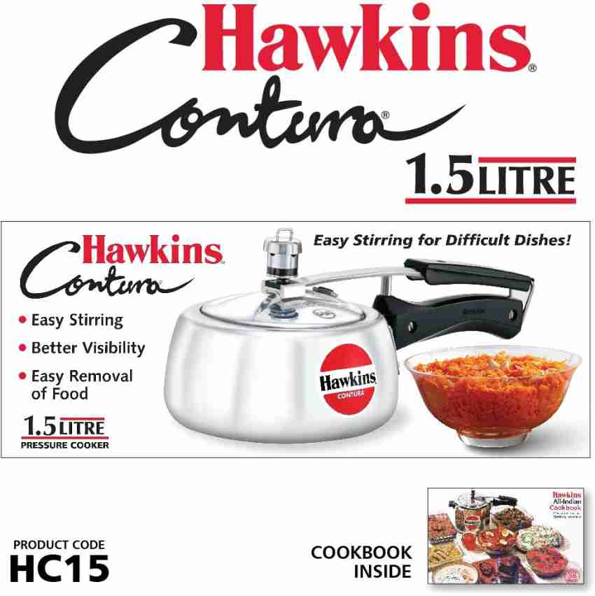 1.5 liter pressure cooker hawkins sale