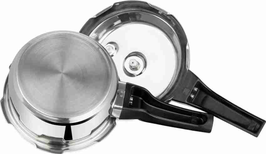 BAJAJ PCX 2IB SS with Outer Lid 2 L Induction Bottom Pressure Cooker