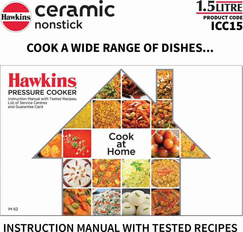 Hawkins 1.5 litre pressure cooker online recipes