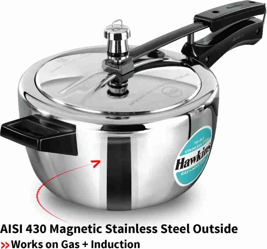 Tri ply discount stainless steel cooker