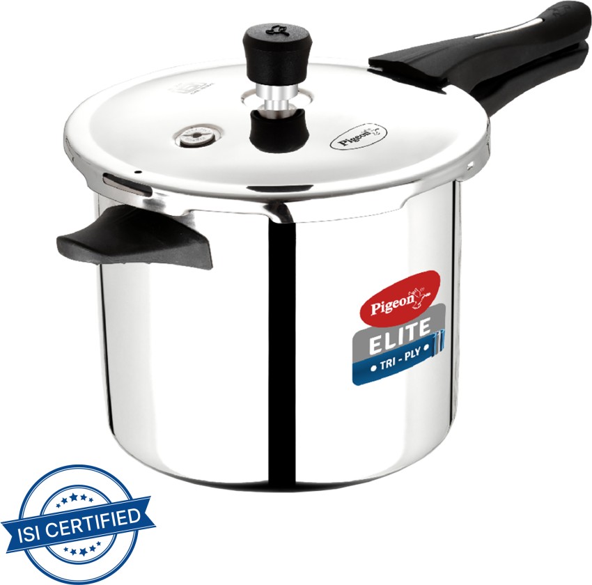 Pigeon Elite Shine Triply 3 L Induction Bottom Pressure Cooker