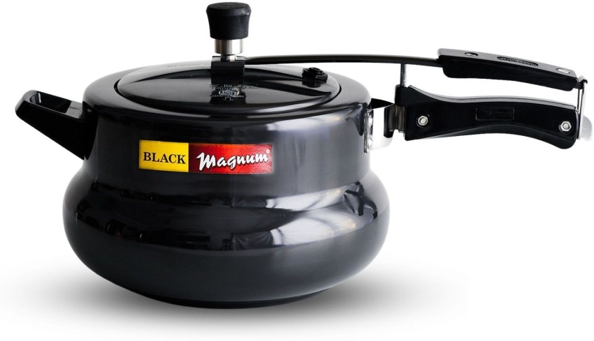 Black Magnum 3.5 L Inner Lid Induction Bottom Pressure Cooker Price in India Buy Black Magnum 3.5 L Inner Lid Induction Bottom Pressure Cooker online at Flipkart