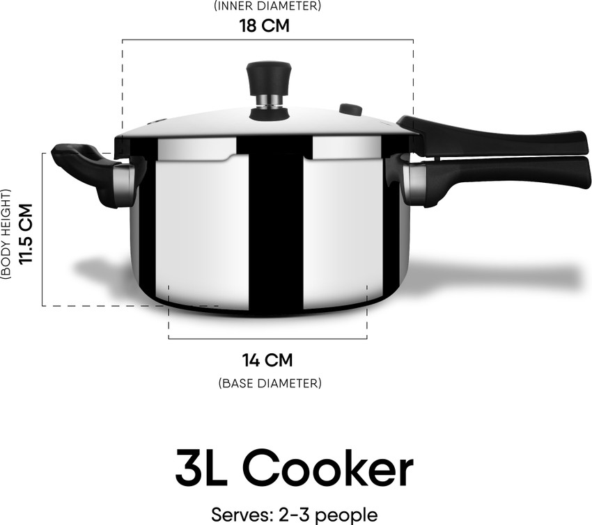 Stahl pressure store cooker 1.3 ltr