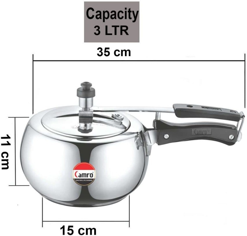 304 thickened stainless steel pressure cooker 18cm household