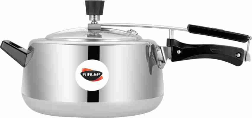 Nirlep NHP 65D 5 L Inner Lid Induction Bottom Pressure Cooker Price in India Buy Nirlep NHP 65D 5 L Inner Lid Induction Bottom Pressure Cooker online at Flipkart