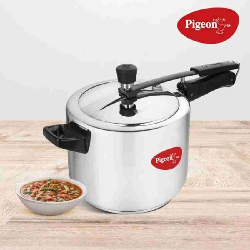 Stainless steel pressure cooker pigeon 5 ltr sale