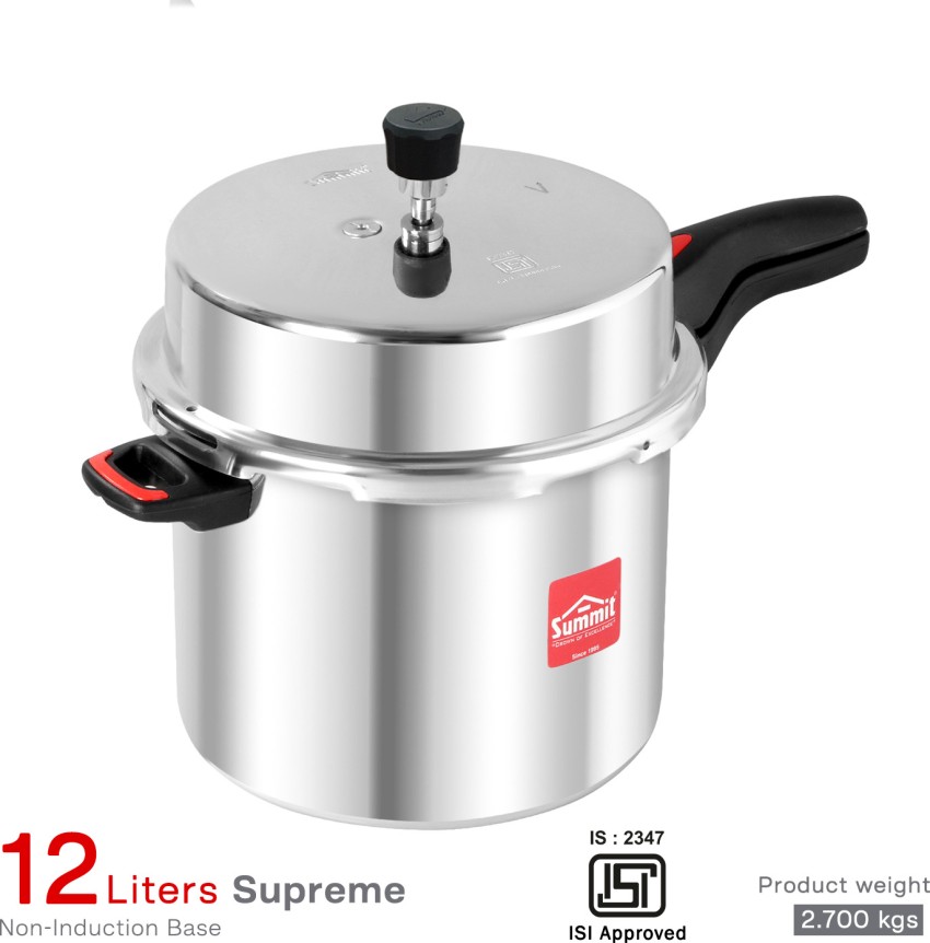 SUMMIT Outer Lid Supreme 12 L Pressure Cooker Price in India Buy