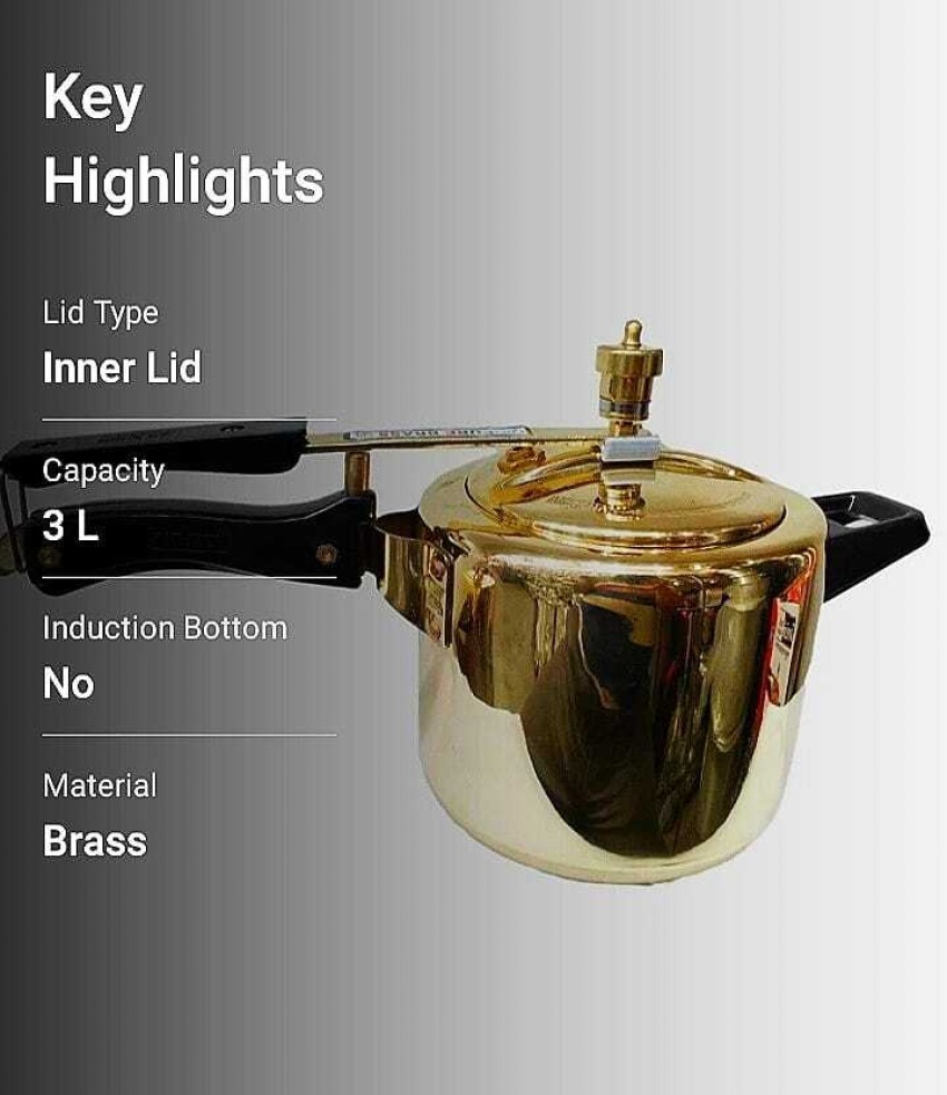 Brass cooker discount 3 litre price