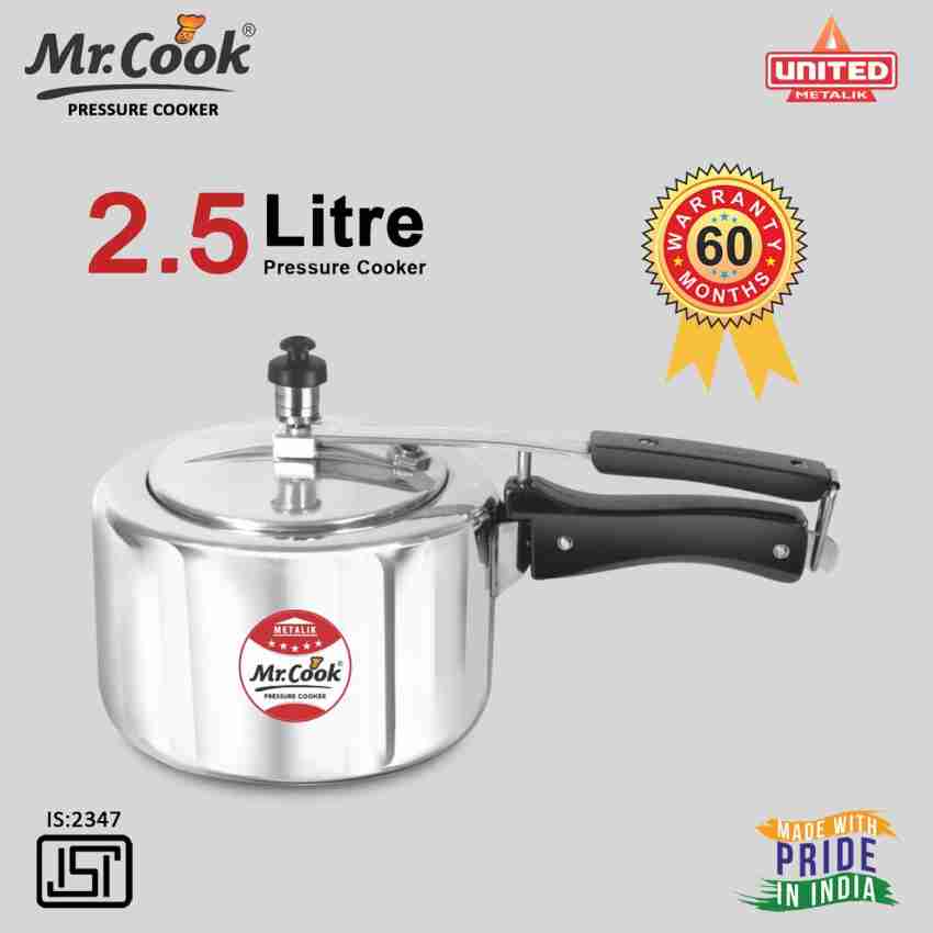 Mr.Cook By United Metalik Regular Non Induction Inner Lid 2.5 L