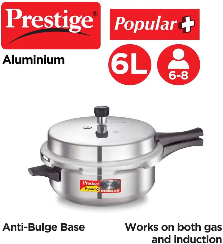 Prestige Popular Plus Senior Deep 6 L Induction Bottom Pressure Cooker