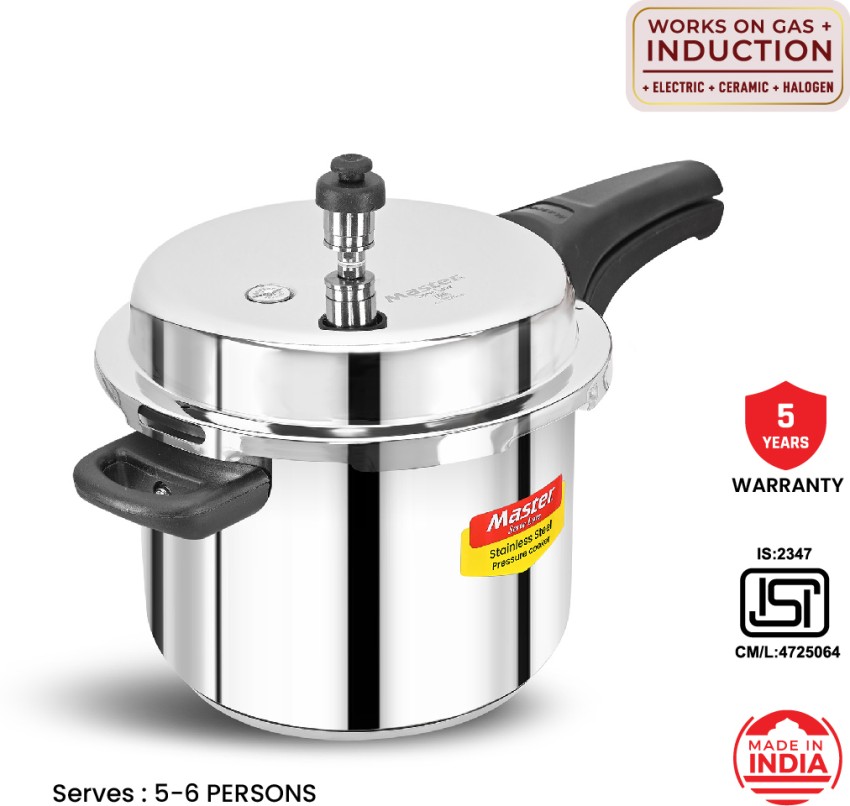 Master pressure cooker 5 litre price sale