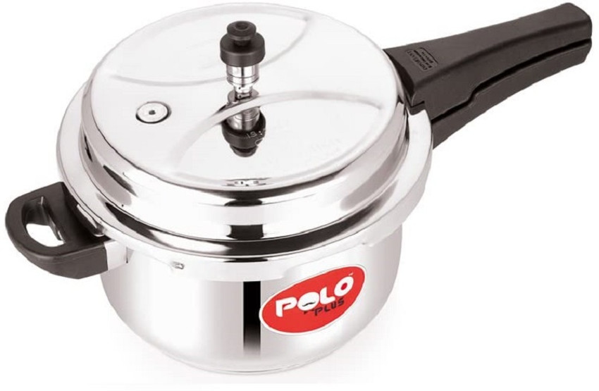 PoloPlus Vintage Elite Stainless Steel Tri Ply bottom Induction Friendly 3 L Outer Lid Induction Bottom Pressure Cooker Price in India Buy PoloPlus Vintage Elite Stainless Steel Tri Ply bottom Inducti...