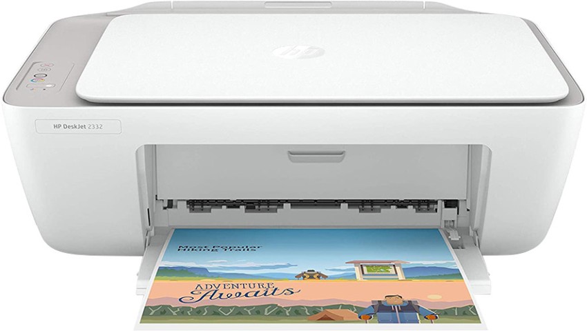 HP DeskJet 2332 Multi-function Color Inkjet Printer with Scanner and Copier, Size, Reliable, Easy Set-Up Through HP Smart App On Your PC Connected Through USB, Ideal for Home - HP :
