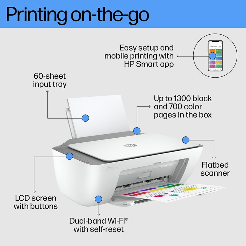 HP DeskJet 2700 All-in-One Printer Series Setup HP®, 56% OFF