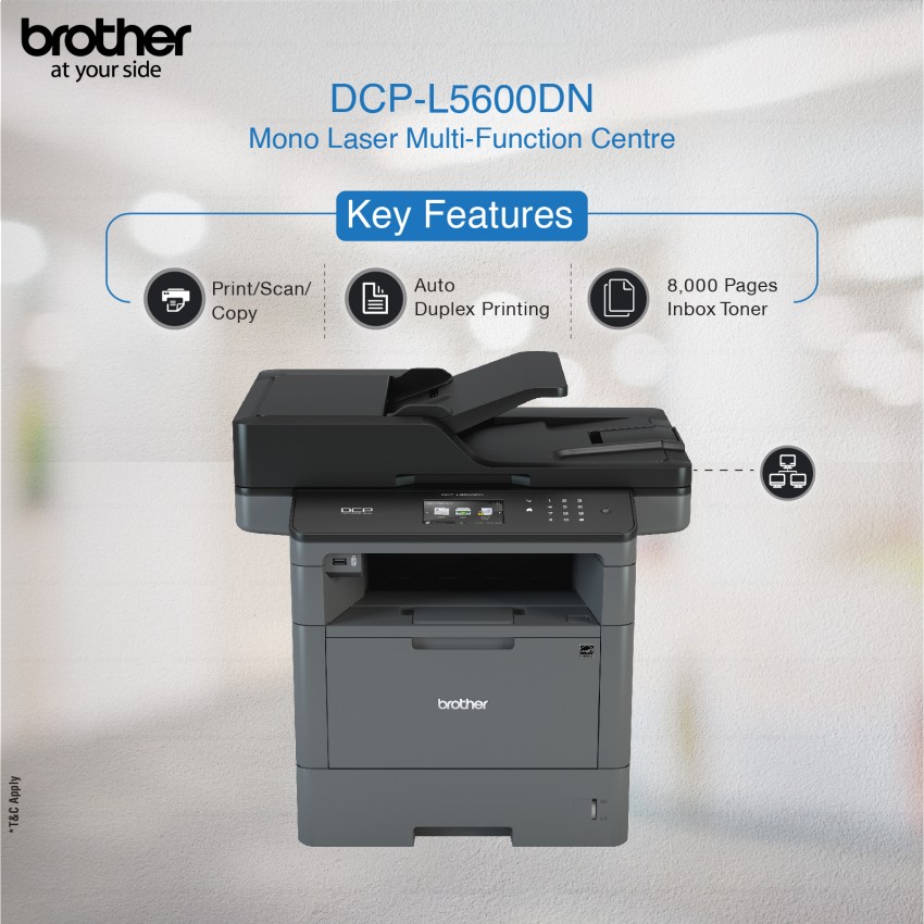 Brother DCP-L5600DN Multi-Function Monochrome Laser Printer with Auto  Duplex Printing & Network at Rs 35000, Brother Laser Printer Color in  Achalpur