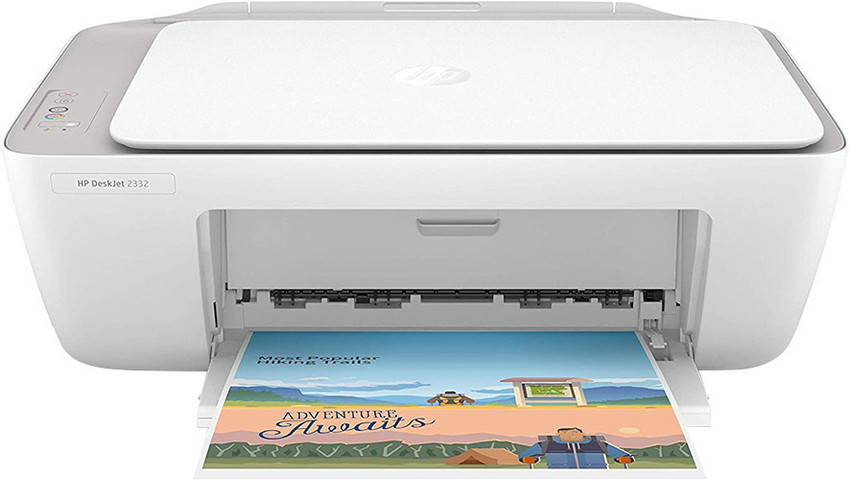 HP DeskJet 2332 Multi function Color Inkjet Printer with Scanner and Copier Compact Size Reliable Easy Set Up Through HP Smart App On Your PC