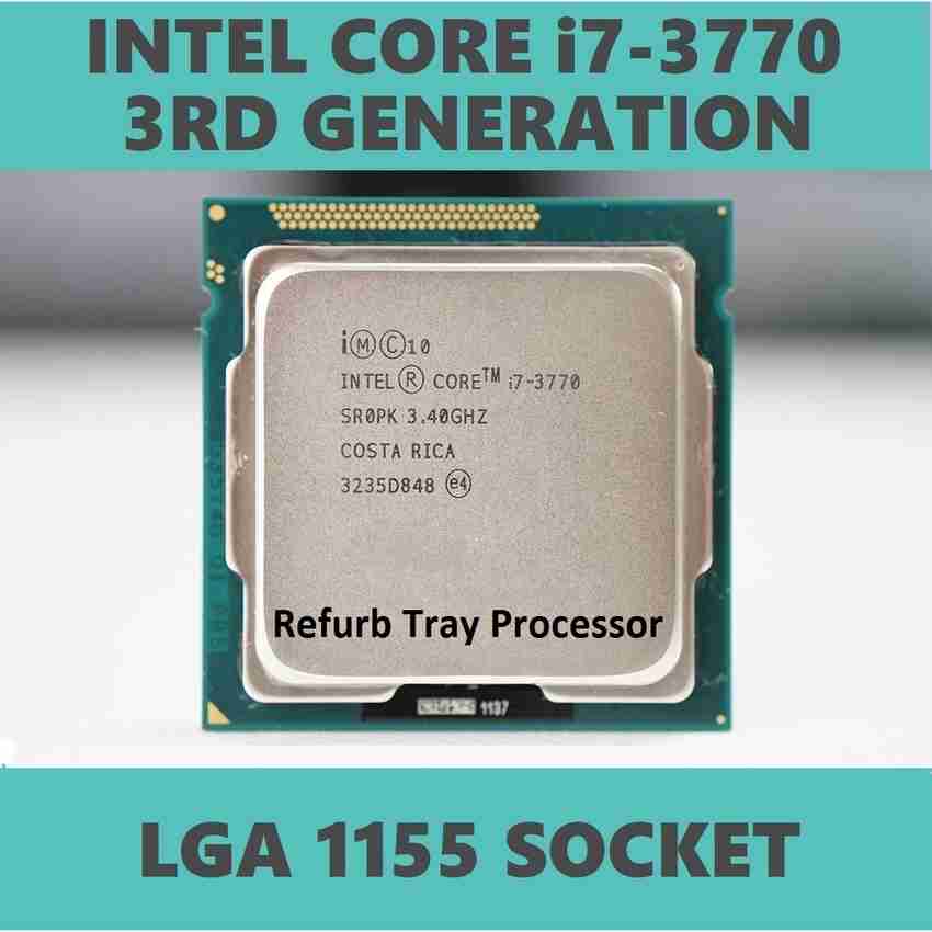 Refurb 3.4 GHz LGA 1155 Intel Core i7 3770 3rd Generation Tray Processor