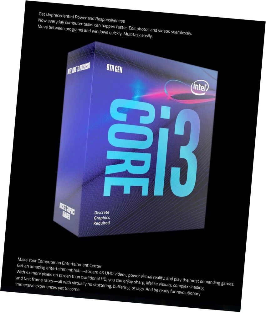 Qwerty Works 3.6 GHz LGA 1151 Intel® Core™ i3-9100F (9th Generation)  Processor - Qwerty Works : Flipkart.com