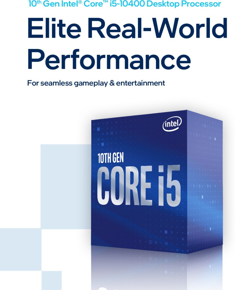 Intel i5-10400 2.9 GHz LGA 1200 Socket 6 Cores Desktop, Laptop Processor -  Intel 