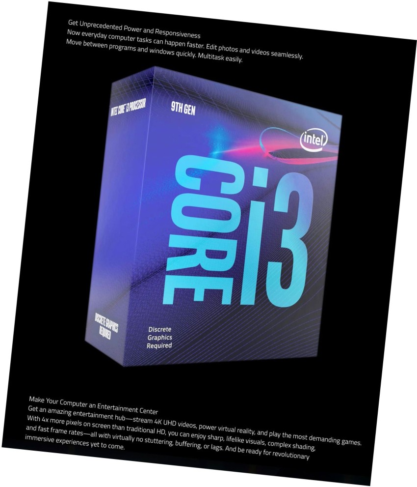 Werofy 3.6 GHz LGA 1151 Intel Core i3-9100F (9th Generation) Processor -  Werofy : Flipkart.com