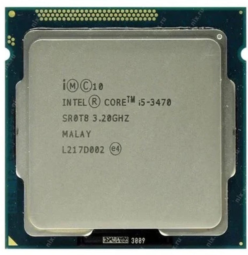 Intel Core i5-3470 3.2 GHz Upto 3.6 GHz LGA 1155 Socket 4 Cores 4