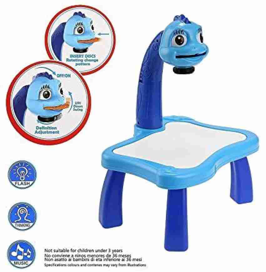 Tazs Kids Painting Drawing Activity kit Table (Blue) Projector Table  Projector Screen (Width 23 cm x 8 cm Height) Price in India - Buy Tazs Kids  Painting Drawing Activity kit Table (Blue)