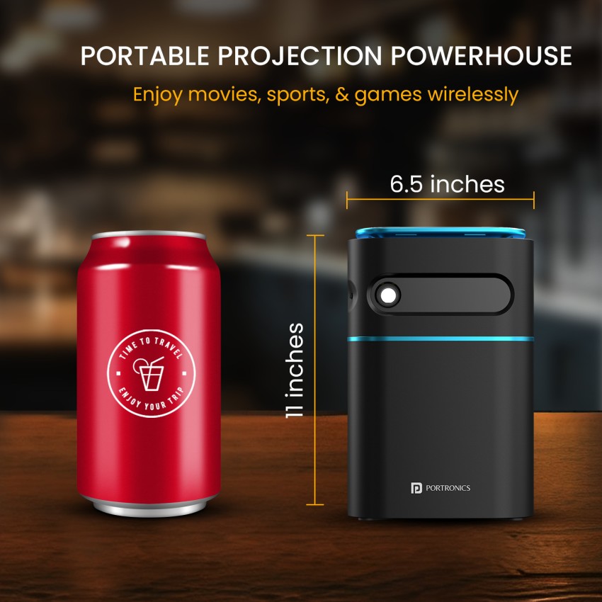 Shop Portronics Beem 410: Android Smart Portable Projector for Home