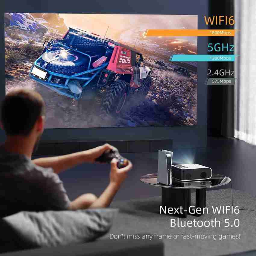 YABER Proyector Bluetooth Pro V7 9500L 5G Full HD 1080P WiFi