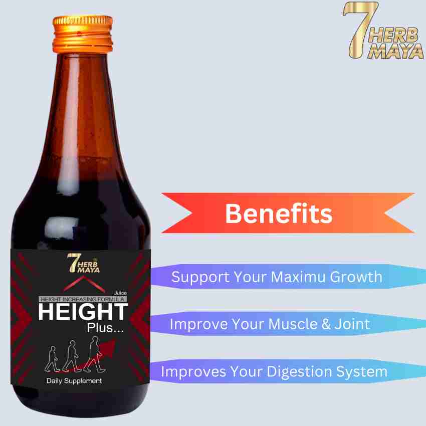 7Herbmaya Height Plus Height Gainer Medicine Height Gain Juice