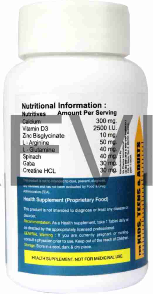 nectdose HEIGHT GROWTH CAPSULE Nutrition Bars Price in India Buy