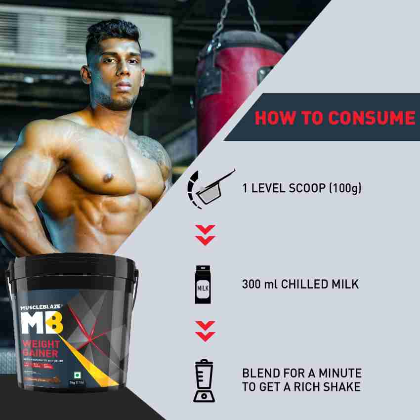 MuscleBlaze Super Gainer XXL 5 kg & Creatine Monohydrate Combo
