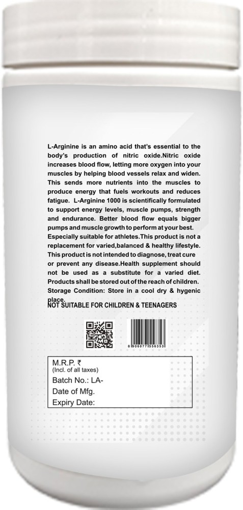 Buy OLYMPIA L-ARGININE 60CAPSULE Online at Best Prices in India