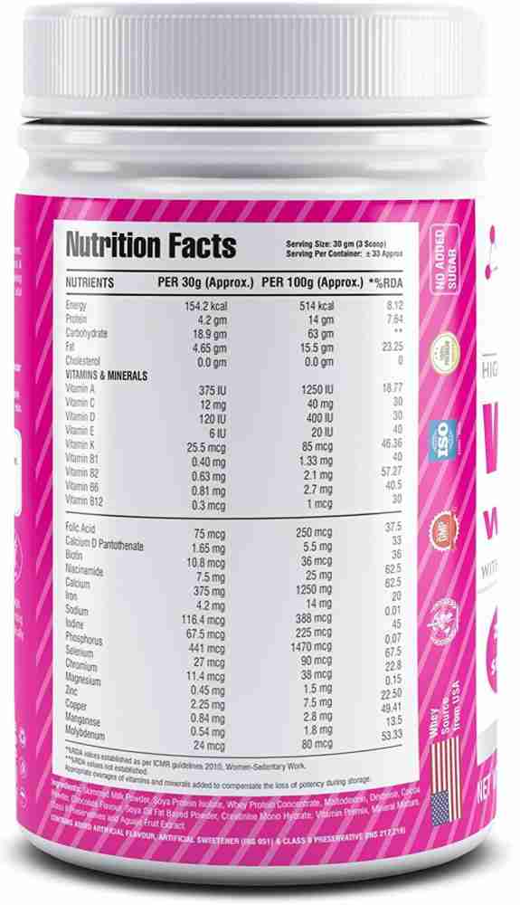Mypro Sport Nutrition High Protein Women Weight Gainer Full AGUAJE