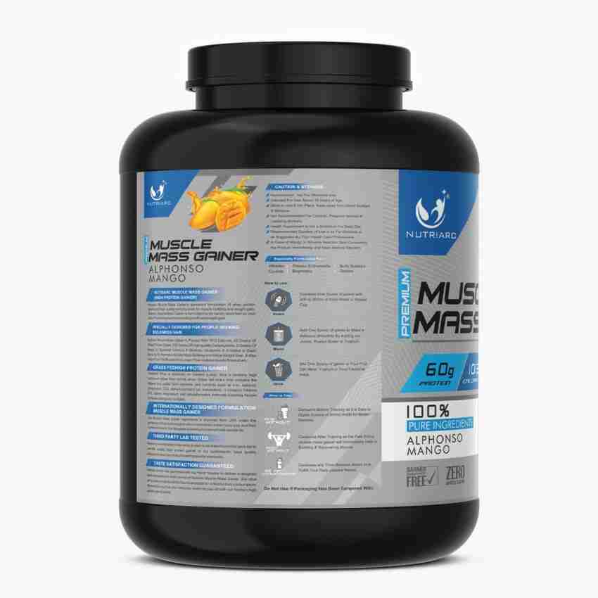NUTRIARC Muscle Mass Gainer Powder 3Kg, 1012 Calories, 60Gm Whey Protein  Blend, 12Gm Bcaa Whey Protein Price in India - Buy NUTRIARC Muscle Mass  Gainer Powder 3Kg, 1012 Calories, 60Gm Whey Protein
