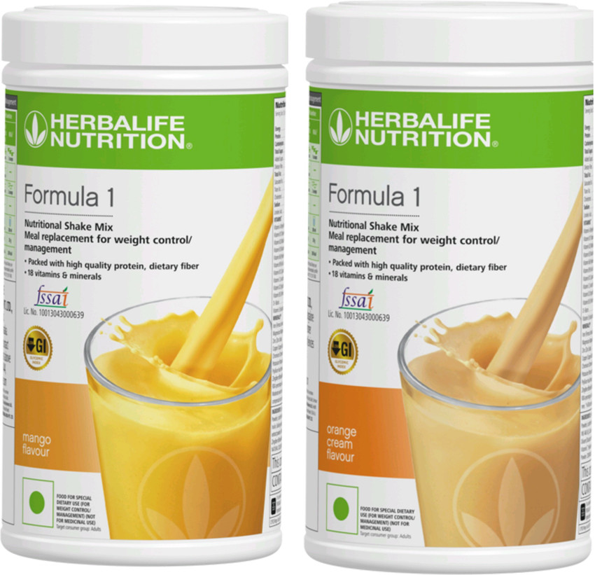 herbalife mango & orange cream 2ボトル