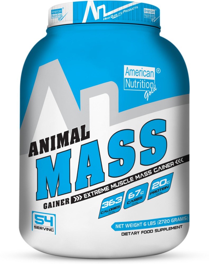 BN BAGRI NUTRITION AMERICAN ANIMAL MASS 6LBS Weight Gainers Mass